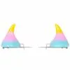 Kreepsville Horror Hair Horns - Rainbow