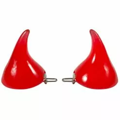 Kreepsville Horror Hair Horns - Red Accessories
