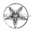 Kreepsville 666 Baphomet Circle Hair Clip