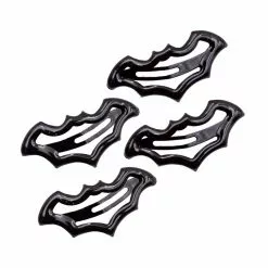Kreepsville Bat Snap Hair Clips Black