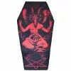 Kreepsville Baphomet Satanic Coffin Beach Towel 1 Kreepsville Baphomet Satanic Coffin Beach Towel