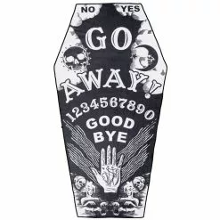 Kreepsville Homewares & Gifts Go Away Ouija Coffin Beach Towel