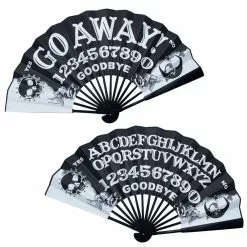 Kreepsville Go Away Ouija Double Sided Fan Homewares & Gifts 7 Kreepsville Go Away Ouija Double Sided Fan Homewares & Gifts