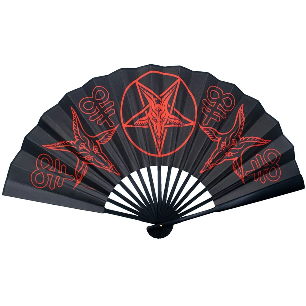 Kreepsville Satanic Circle Double Sided Fan 4 Kreepsville Satanic Circle Double Sided Fan