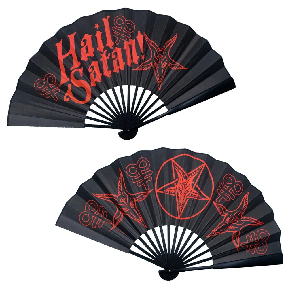 Kreepsville Satanic Circle Double Sided Fan 5 Kreepsville Satanic Circle Double Sided Fan