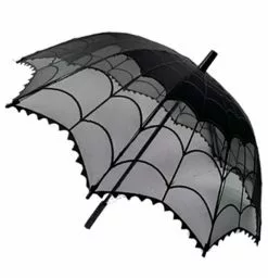 Kreepsville Spiderweb Lace Parasol Homewares & Gifts