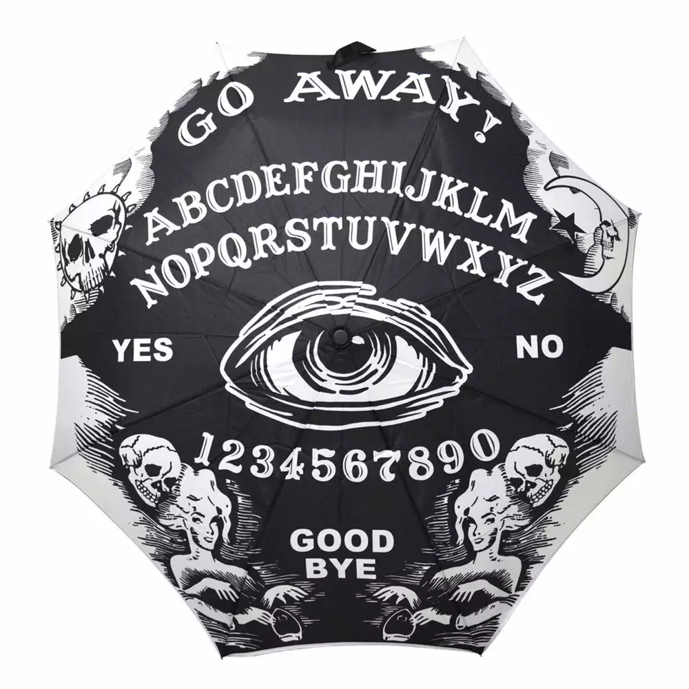 Kreepsville Skull Handle Go Away Ouija Umbrella Homewares & Gifts 3 Kreepsville Skull Handle Go Away Ouija Umbrella Homewares & Gifts