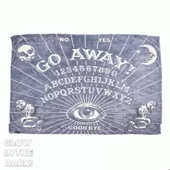 Kreepsville Go Away Glow In The Dark Throw Blanket