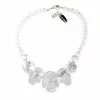 Kreepsville Skull Collection Necklace Crystal Clear