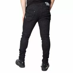 Kreepsville Death Repeat Black Skinny Jeans Women's