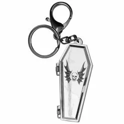 Elvira Open Coffin Red Keychain Accessories