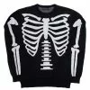 Kreepsville Men's Ribcage Skeleton Bones Sweater 1 Kreepsville Men's Ribcage Skeleton Bones Sweater