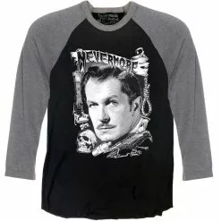 Men's Vincent Price Nevermore Longsleeve Raglan Tee