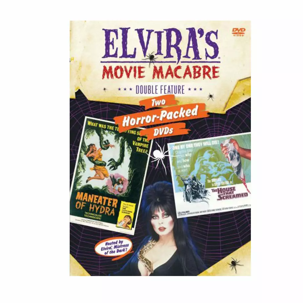 License Elvira's Movie Macabre-Maneater Of Hydra & The House That Screamed 3 License Elvira's Movie Macabre-Maneater Of Hydra & The House That Screamed