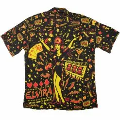 Men's Elvira Vegas Repeat Red Sub Shirt