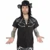Kreepsville Spiderweb White Western Shirt Men's
