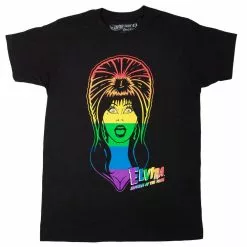 Elvira Pride Rainbow Face T-Shirt Men's