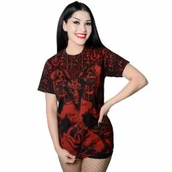 Kreepsville 666 Baphomet Script Jumbo T-shirt Men's