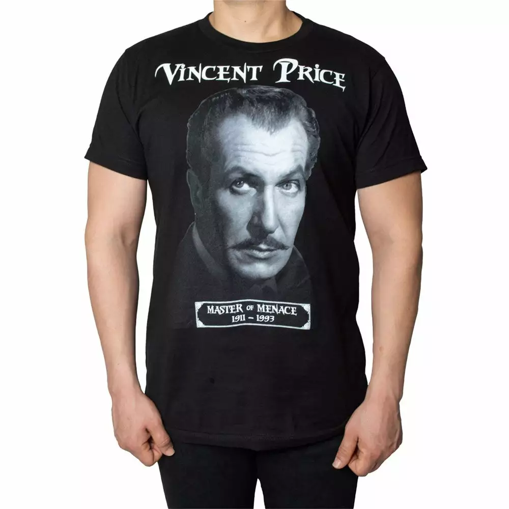 Men's Vincent Price In Memoriam Tshirt 4 Men's Vincent Price In Memoriam Tshirt