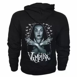 Vampira Bat Flock Zip Hoodie