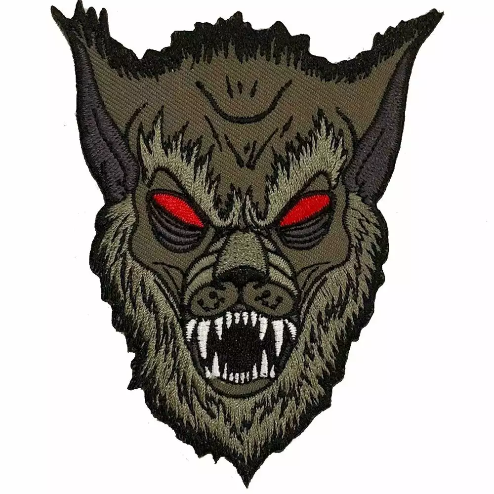 Kreepsville Graves Monster Grey Wolf Patch Patches 3 Kreepsville Graves Monster Grey Wolf Patch Patches