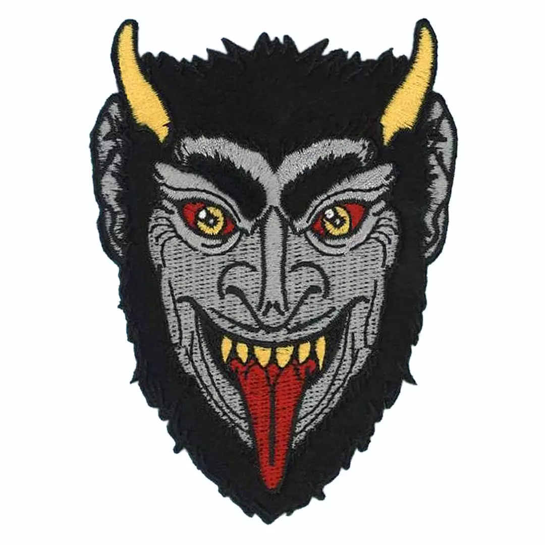 Kreepsville Krampus Face Patch Accessories 3 Kreepsville Krampus Face Patch Accessories