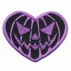 Kreepsville Pumpkin Heart Purple Patch Accessories
