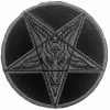 Kreepsville Accessories Satanic Circle Shiny Black Patch