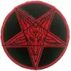 Kreepsville Satanic Circle Shiny Red Patch