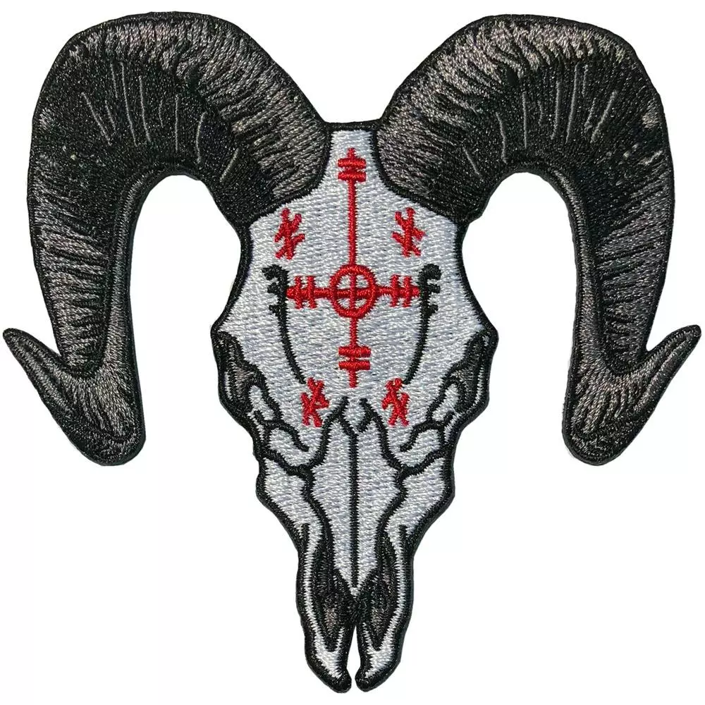 Kreepsville Voodoo Goat Skull Patch Accessories 3 Kreepsville Voodoo Goat Skull Patch Accessories