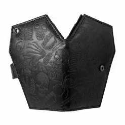 Kreepsville Embossed Skull Coffin Wallet Accessories